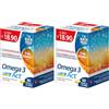 linea ACT ACT Omega 3 con 1 Gr Olio di Pesce Rosso, 60 Perle, 82.5 Grammi (Confezione da 2)