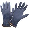 ROSTAING Guanti da giardinaggio in Nitrile, sottili, impermeabili, resistenti, resistenti, grandi lavori, in denim, taglia 8, blu