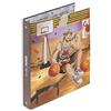Pryma Raccoglitore 4 Anelli - Quaderno ad Anelli Formato A4 - Copertina Rigida Decorata - Organizer per Scuola, Ufficio e Archivio Documenti (Linea Manga Ragazzi 2)
