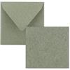 FarbenFroh by GUSTAV NEUSER Set di 25 biglietti singoli quadrati, da 15 x 15 cm, con buste, ideale per biglietti di auguri e altro ancora, in carta kraft grigia, della serie FarbenFroh di Gustav Neuser
