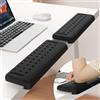 Sushret Cuscinetti Angolari a L per Scrivania, Set da 2 - Poggiagomiti in Memory Foam, Supporto Ergonomico Antiscivolo per Braccia, Polsi e Avambracci, per Casa e Ufficio