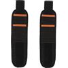 DIYEAH 2 Pezzi cinturino da polso includere gadget Cinghie braccialetto professionale arredamento di lavoro elettricista Tessuto Oxford 1680d Black