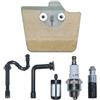 WHALJSDOZ Air Fuel Filter Tune Up Kit Fit For MS360 MS340 036 034 Chainsaw With Spark Plug Oil Line 11251201612