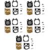 WHALJSDOZ 1-10pcs Carburetor Rebuild Repair Diaphragm Kit Fit For MS170 MS180 017 018 Zama RB-77 Chainsaw(5set)