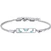 URONE Bracciale libellula in argento Sterling 925, con tre libellule, per donne e uomini, Argento sterling, Senza Gemstone