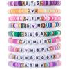 Fakcrkun, 9 braccialetti BTS Merch, set di braccialetti dell'amicizia multicolori, accessori per concerti e merchandising cosplay per i fan