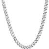 ChainsHouse Collana cubana per uomo Donna Catena a maglia in acciaio inossidabile 6mm Catena da uomo da 30 pollici