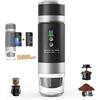 Innopower Macchina Caffe Portatile 3 in 1 con Batteria Rimovibile 15000mAh, Caffettiera Portatile 20 Bar Auto Riscaldamento con Display Digitale, Compatibile Capsule e Caffè Macinato, per Camping