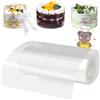 MCSQK Torta Collare, Strisce Trasparenti in Acetato 15cm x 10m Rotolo di Acetato per Pasticceria per Torte in Mousse Decorazioni, Trasparente Fogli Acetato Bordo per Dolci per Torta Decorare Cioccolato