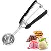 Glaxcidy Cucchiaio in Acciaio Inox per Gelato, Cucchiaio da Gelato, Meccanico per Gelato, Cucchiaio Palla, Biscotto Scooper, Cibo Scoop per Cookie, Gelato, Cupcake, Muffin, Polpette