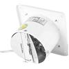Acogedor Ventola di scarico da 10,2 cm, 25 W, 220 V, da parete, per finestra, super silenziosa, per casa, bagno, garage, ventilazione