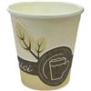 Generico 50/250/500/1000 bicchieri per caffè FREDDO da 100ml ecofriendly bicchierini di carta caffè da cartoncino USA e GETTA bicchieri caffè ecologici (250 PEZZI)
