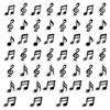 Psyqtsuary 8 striscioni musicali a tema musicale per feste, decorazioni musicali, decorazioni per feste con note musicali prefabbricate per feste di compleanno anni '80, baby shower, matrimonio, musica