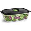 FoodSaver 2129973 Preserve & Marinate - Guarnizione sottovuoto da 10 tazze, contenitore per marinatura rapida o congelatore e dispensa, trasparente