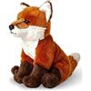 Uni-Toys - Volpe rossa, seduta - 21 cm (altezza) - volpe di peluche - peluche, peluche