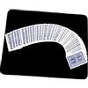 MilesMagic Tappetino per carte da mago, per giocare a carte, poker, monete, espedienti e trucchi magici in primo piano, realizzato in velluto, morbido e leggero (nero)