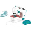 PRESTIGE & DELUXE Macchina da Cucire Giocattolo per Bambini con Luce e Cassettino Porta Oggetti, Funzionamento a Batterie, con Ferro da stiro - Gioco Educativo 3 Anni+ Idea regalo