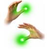 MilesMagic Set di 2 luci magiche in Gomma con Punta per Il Pollice, da Qualsiasi Luogo (Verde)