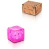 Copfeqyr 1 confezione da 3,5 cm, giocattolo da squeeze con fiocco di neve - Fidget Toys for Kids and Adults, Stress Cube, Squishy Toys in confezione regalo (rosa)