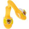 P'tit Clown - 24568 - Scarpe da Principessa Bambina - Sabot con Tacco per Bambine 5 cm - Accessorio per Abito da Principessa - Taglia Unica - Viola