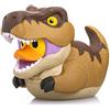 TUBBZ Jurassic World Giant T-Rex - Statuetta in vinile da collezione con anatra - Merchandise ufficiale Jurassic World - Thriller TV & Movies
