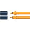 Schneider 040 cartucce Paint-It Twinmarker (Brush Tip - Pennello, inchiostro a base d'acqua, per l'applicazione su carta, 95% plastica riciclata), arancione 109