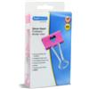 Rapesco 1426 Molle/Clips Fermacarte "Cuore" 32 mm, Fucsia, Confezione da 20