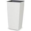 BLUMAX - Vaso Aurora Bianco con Inserto - h57x30x30 cm