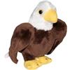 Wild Republic Pocketkins Eco Aquila Calva, Animale di Peluche, 12 cm, Giocattolo di Peluche, Realizzato con Materiali Riciclati, Ecologico