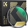 K&F Concept Nano-X Series Black Diffusion 1 Filter Mist Effetti cinematografici Lens Filter, Black Pro-Mist Filter 1 con rivestimento multistrato 28 per obiettivo della fotocamera (72 mm)