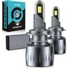 KOYOSO H7 LED Lampadina 180W 40000LM, Super Luminosa 6500K Bianco Freddo, CANBUS Ready Nessun Errore, Plug&Play Kit di Aggiornamento per Alogena Auto, Abbagliante e Anabbagliante perVeicolo 12V, Confe