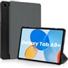Koze Custodia per Samsung Galaxy Tab A9+ /A9 Plus 11 Pollici 2025/2023 con Chiusura Magnetica, Sottile Leggera Cover Posteriore Opaca Traslucida Trifold supporto tablet Antiurto,Grigio scuro
