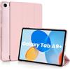 Koze Custodia per Samsung Galaxy Tab A9+ /A9 Plus 11 Pollici 2025/2023 con Chiusura Magnetica, Sottile Leggera Cover Posteriore Opaca Traslucida Trifold supporto tablet Antiurto, Oro rosa