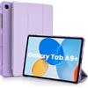 Koze Custodia per Samsung Galaxy Tab A9+ /A9 Plus 11 Pollici 2025/2023 con Chiusura Magnetica, Sottile Leggera Cover Posteriore Opaca Traslucida Trifold supporto tablet Antiurto,Lilla viola