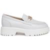 Nero Giardini E406320D Mocassini Donna in Pelle - Bianco 38 EU