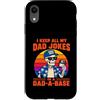 Dad-a-Base Skeleton Jokes Father's Day Custodia per iPhone XR I Keep All My Dad Jokes in A Dad-a-Base Skeleton Fathers Day