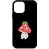 Cottagecore Frog Aesthetic Cute Frog Custodia per iPhone 12 mini Cottagecore - Fungo a forma di rana Kawaii