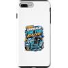 Retro Tuk Tuk Racing Urban City 1986 Fan Custodia per iPhone 7 Plus/8 Plus Backprint 1986 Urban Tuk Tuk Racer City Drag Edition Retro