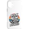Reading Mother Weekend Books Custodia per iPhone 16 Plus Prenota la mamma Il mio fine settimana è al completo lettura