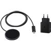 Samsung Caricatore wireless magnetico da 25 Watt EP-P2900T per smartphone e custodie di ricarica compatibili di diversi produttori, supporto Qi2, incluso adattatore di ricarica rapida da 45 Watt