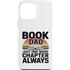 Reading Father Library Lover Bookworm Da Custodia per iPhone 13 Pro Max Prenota Papà Solo un altro capitolo Always Reader