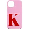 Retro Large Initials - Accessories by B. Custodia per iPhone 13 Personalized Initial Letter K Monogram Name