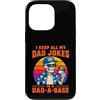 Dad-a-Base Skeleton Jokes Father's Day Custodia per iPhone 13 Pro I Keep All My Dad Jokes in A Dad-a-Base Skeleton Fathers Day
