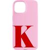 Retro Large Initials - Accessories by B. Custodia per iPhone 15 Personalized Initial Letter K Monogram Name