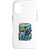Retro Tuk Tuk Racing Urban City 1986 Fan Custodia per iPhone 16 Backprint 1986 Urban Tuk Tuk Racer City Drag Edition Retro