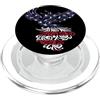 Embercore Tees and Phoenix Arcana Gifts Bandiera Patriottica Phoenix America PopSockets PopGrip per MagSafe