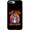 Dad-a-Base Skeleton Jokes Father's Day Custodia per iPhone 7 Plus/8 Plus I Keep All My Dad Jokes in A Dad-a-Base Skeleton Fathers Day