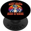 Dad-a-Base Skeleton Jokes Father's Day I Keep All My Dad Jokes in A Dad-a-Base Skeleton Fathers Day PopSockets PopGrip Adesivo