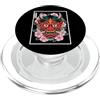 TOKYO WAVES Oni Mask Designs Yokai Oni Maschera Diavolo Giapponese Demone Tattoo Oni Mask PopSockets PopGrip per MagSafe