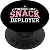 Confection And Savory Treat Enthusiast Professionale Snack Deployer Food Muncher PopSockets PopGrip Adesivo